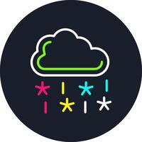 Sleet Line Multi Color Design vector