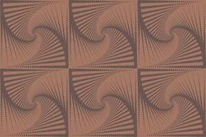 Abstract modern geometric design with swirled lines in brown tones. Small dots design. Seamless pattern. illustration2 vector