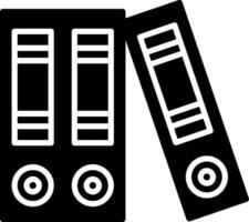 Binder Icon Design Symbol vector