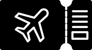 Airplane Ticket Icon Design Symbol vector