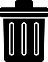 Bin Icon Design Symbol vector