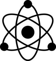 Atom Icon Design Symbol vector