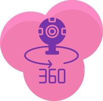 360 Camera Icon Design Symbol vector