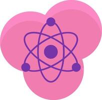 Atom Icon Design Symbol vector