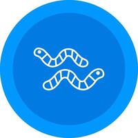 Worm Icon Design Symbol vector