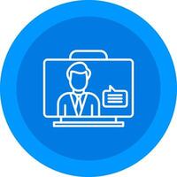Virtual Assistant Icon Design Symbol vector
