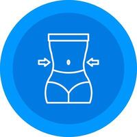 Waist Icon Design Symbol vector
