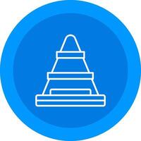 Traffic Cone Icon Design Symbol vector