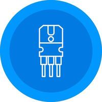 Transistor Icon Design Symbol vector