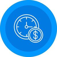 Time Is Money Icon Design Symbol vector