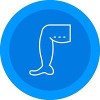Thighs Icon Design Symbol vector