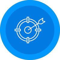 Target Icon Design Symbol vector