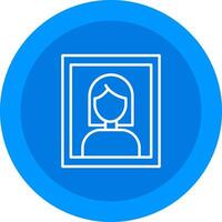 Portrait Icon Design Symbol vector