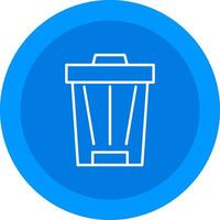 Trash Can Icon Design Symbol vector