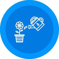 Watering Plants Icon Design Symbol vector