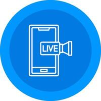 Streaming Icon Design Symbol vector