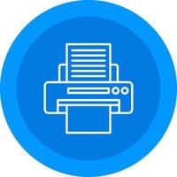 Printer Icon Design Symbol vector
