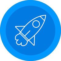 Rocket Launch Icon Design Symbol vector
