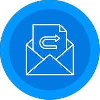 Reply Message Icon Design Symbol vector