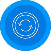 Refresh Icon Design Symbol vector