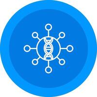Genomics Icon Design Symbol vector