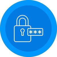 Password Icon Design Symbol vector