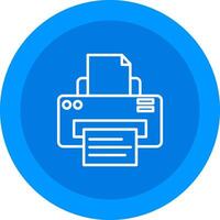 Printing Icon Design Symbol vector