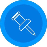 Push Pin Icon Design Symbol vector