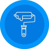 Paint Roller Icon Design Symbol vector