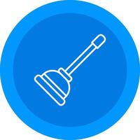 Plunger Icon Design Symbol vector