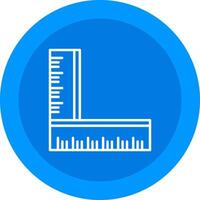 Ruler Icon Design Symbol vector