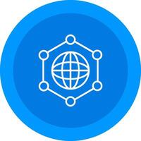 Network Icon Design Symbol vector