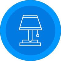 Table Lamp Icon Design Symbol vector