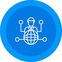 Outsource Icon Design Symbol vector
