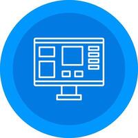 Mood Board Icon Design Symbol vector
