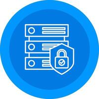 Database Icon Design Symbol vector