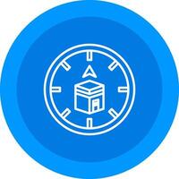 Qibla Icon Design Symbol vector