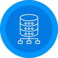 Database Icon Design Symbol vector