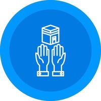 Prayer Icon Design Symbol vector