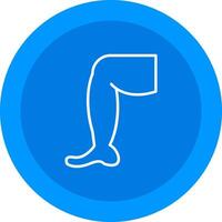 Leg Icon Design Symbol vector