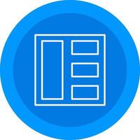Grid Icon Design Symbol vector