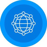 Global Network Icon Design Symbol vector