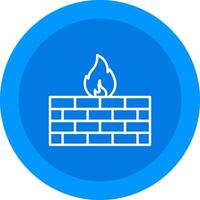 Firewall Icon Design Symbol vector