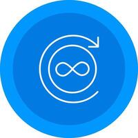 Infinite Icon Design Symbol vector