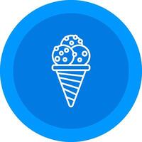 Ice Cream Cone Icon Design Symbol vector