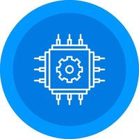 Cpu Icon Design Symbol vector