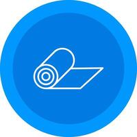 Gym Mat Icon Design Symbol vector