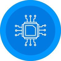 Cpu Icon Design Symbol vector
