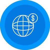 Global Economy Icon Design Symbol vector