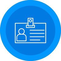 Identification Card Icon Design Symbol vector